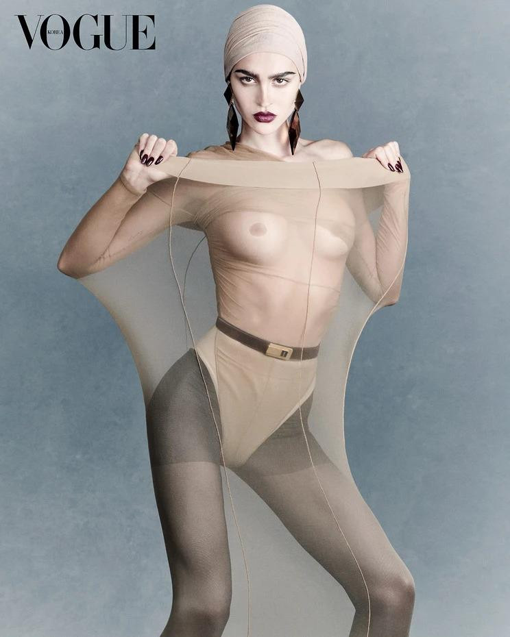 Amelia Gray Hamlin featured in Saint Laurent, December 2024