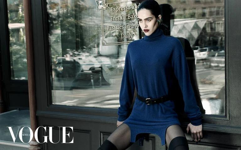 Amelia Gray Hamlin featured in Saint Laurent, December 2024