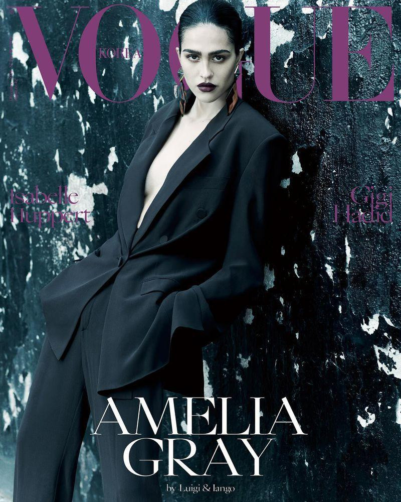 Amelia Gray Hamlin featured in Saint Laurent, December 2024