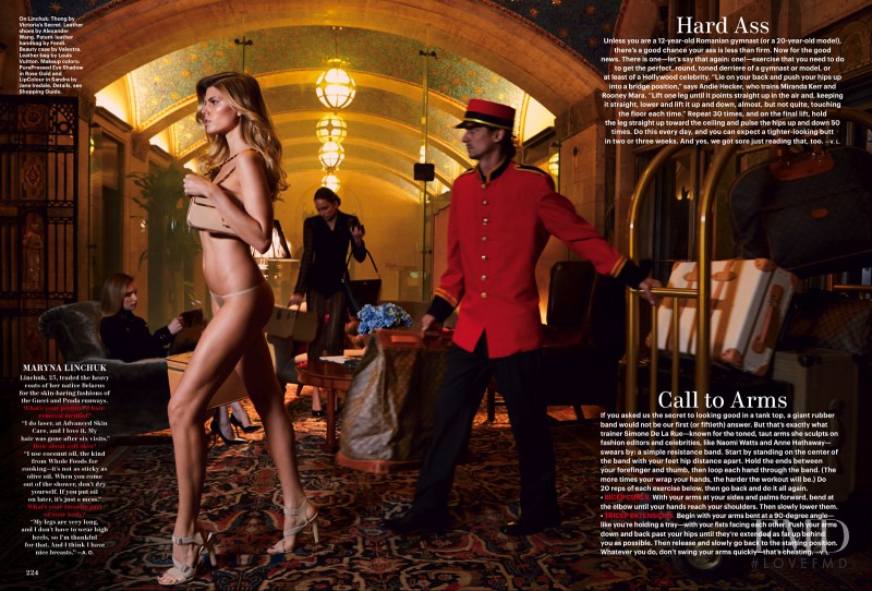 Maryna Linchuk featured in Body Beautiful, May 2013