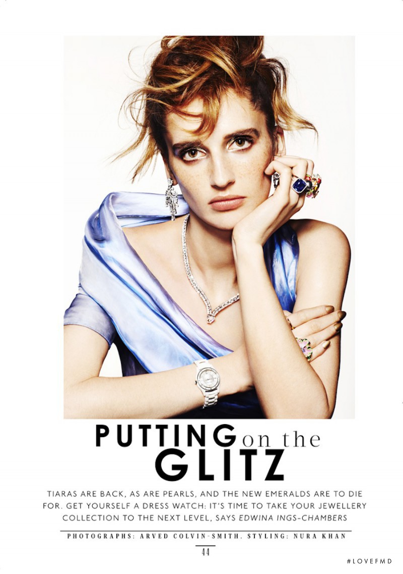Sara Steiner featured in Putting On The Glitz, March 2013