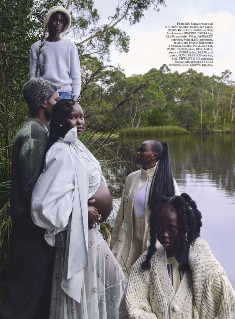 Adut Akech Bior featured in All Love, November 2024