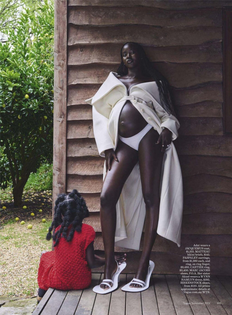 Adut Akech Bior featured in All Love, November 2024