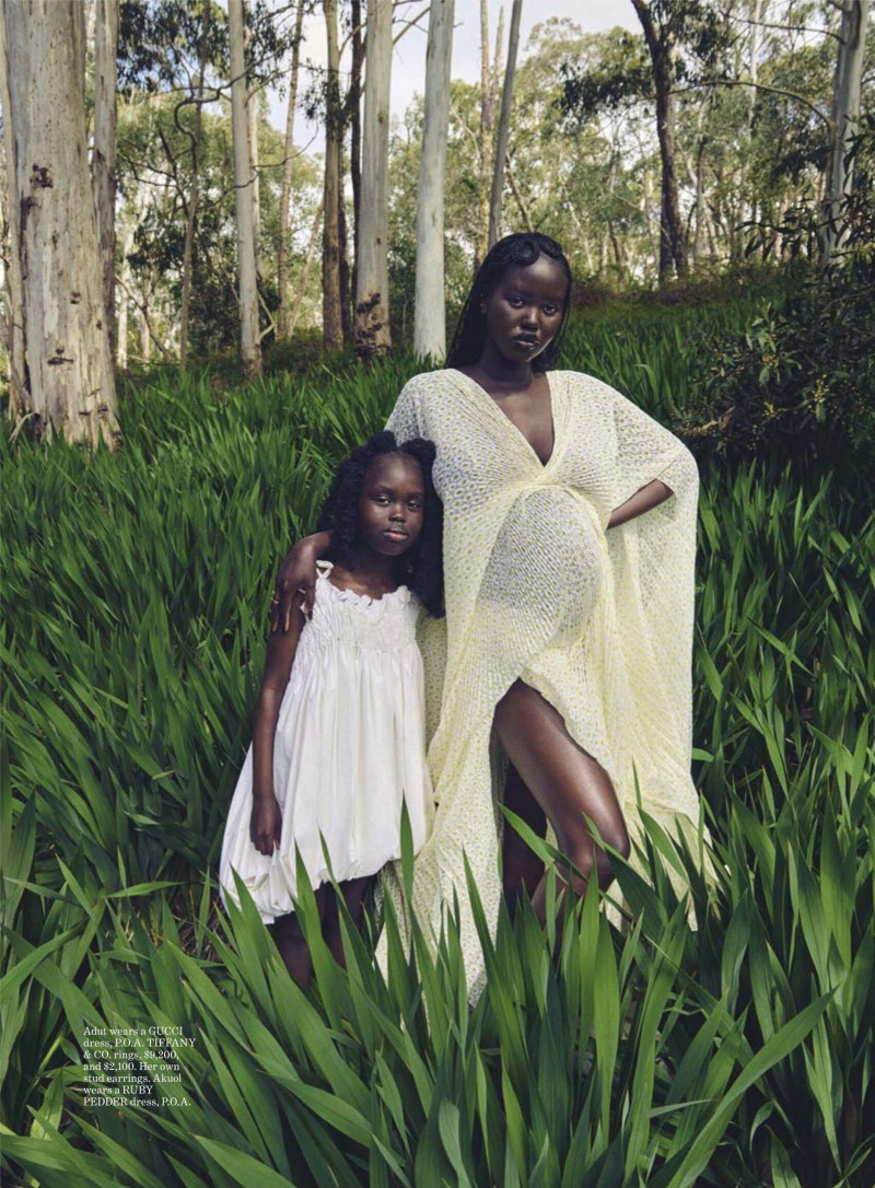 Adut Akech Bior featured in All Love, November 2024