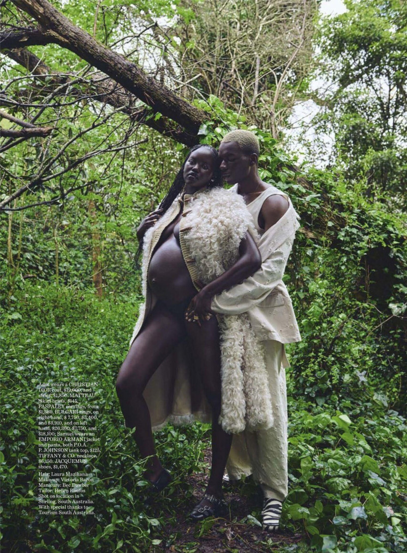 Adut Akech Bior featured in All Love, November 2024