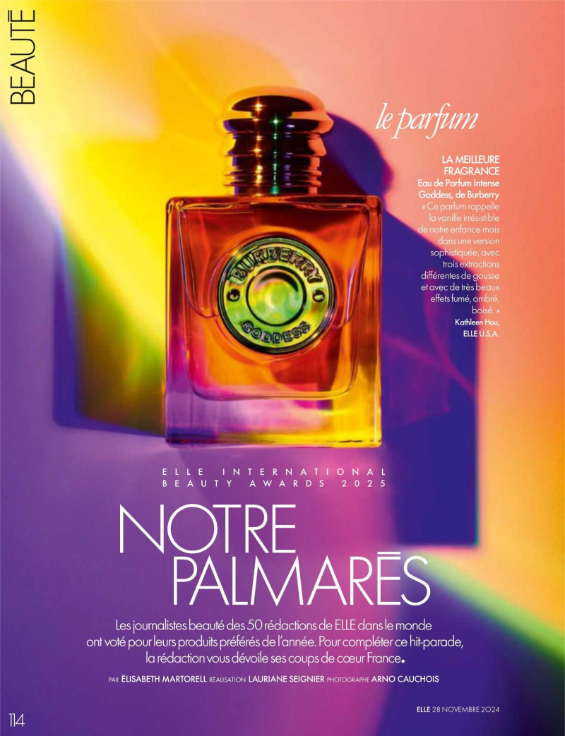 Notre palmarès, November 2024