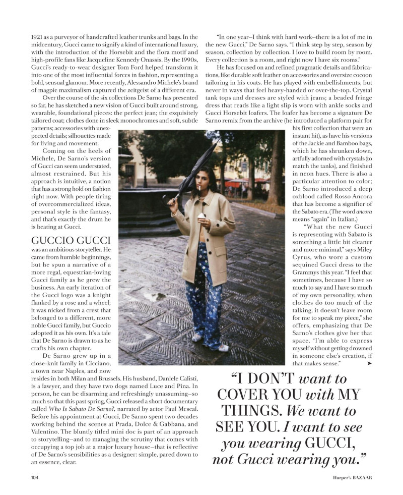 Fadia Ghaab featured in Sabato\'s Way, November 2024