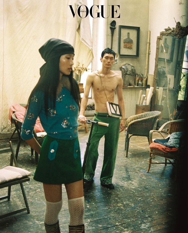 Dohyun Kim featured in Alessandro Michele\'s Valentino, a fantasy and a dream, November 2024