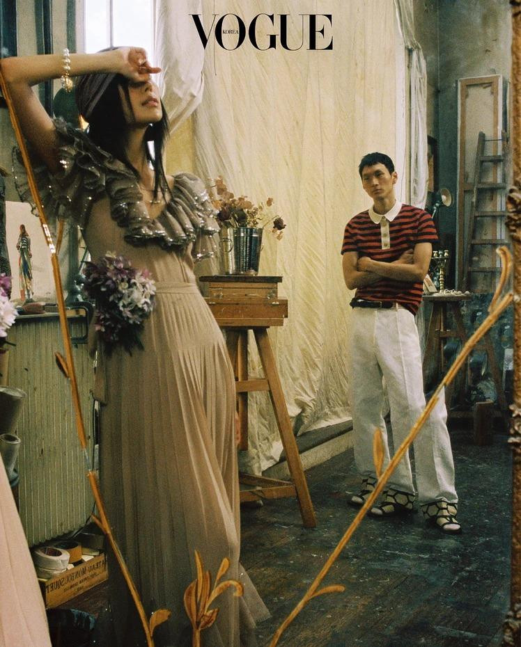 Dohyun Kim featured in Alessandro Michele\'s Valentino, a fantasy and a dream, November 2024