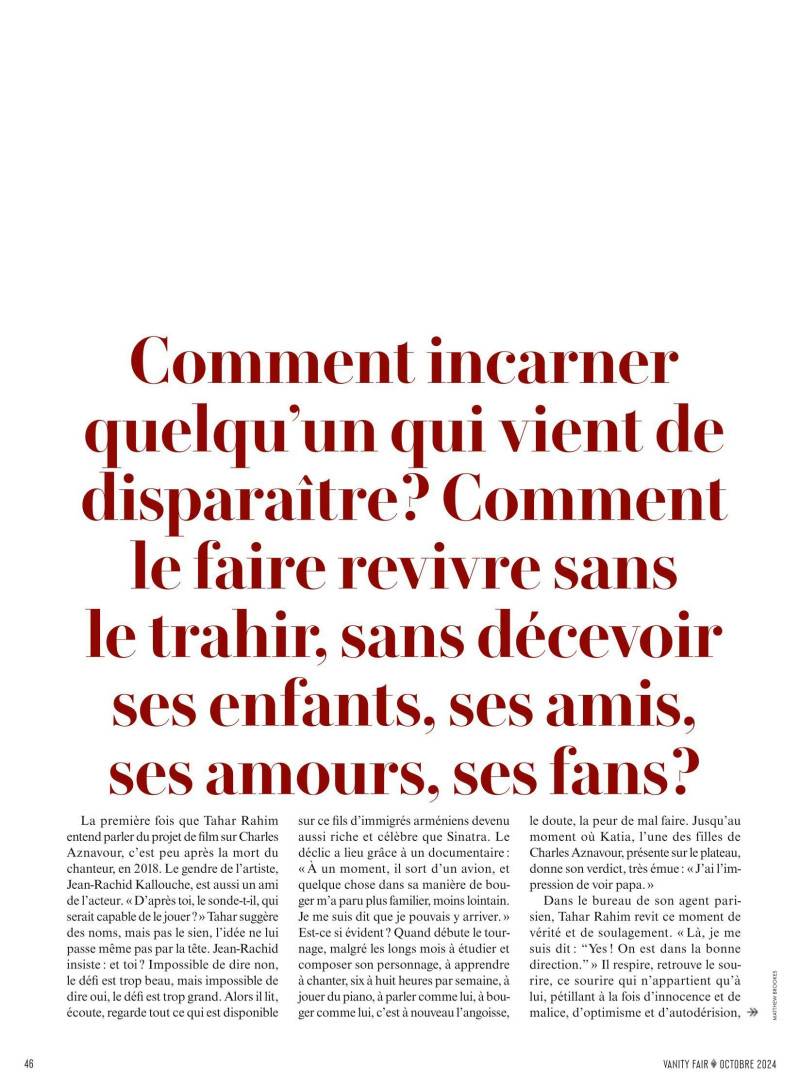 Viens voir le comédien, October 2024