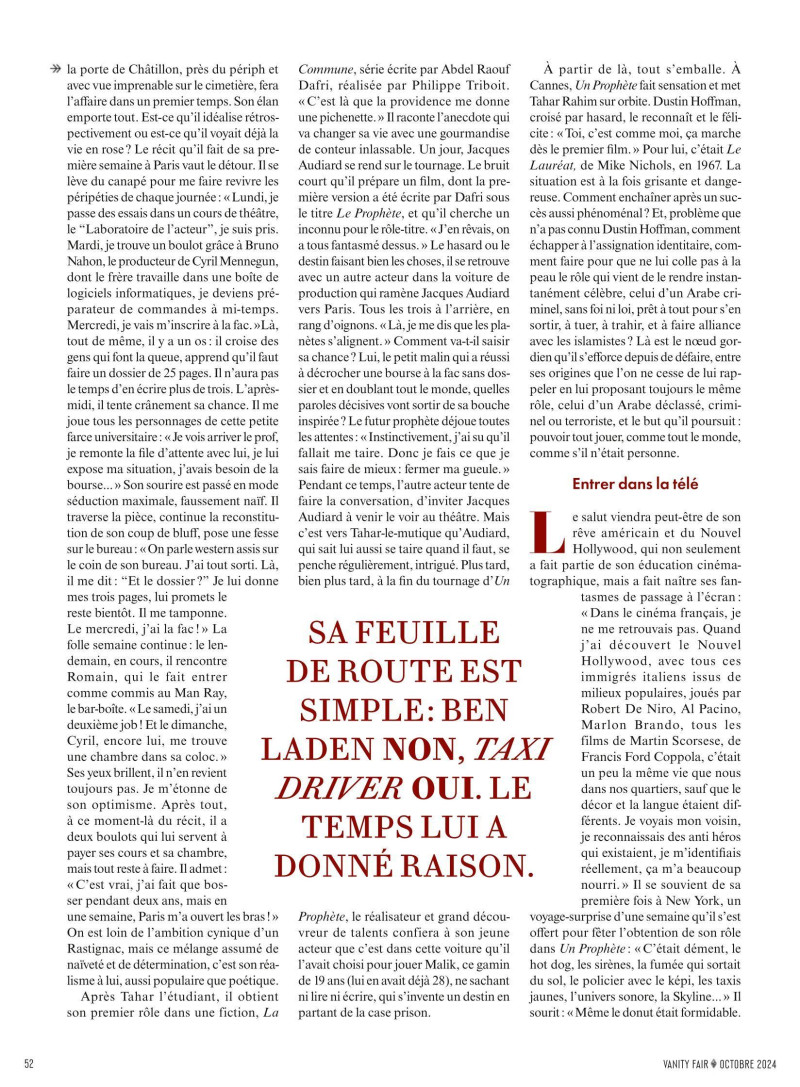 Viens voir le comédien, October 2024