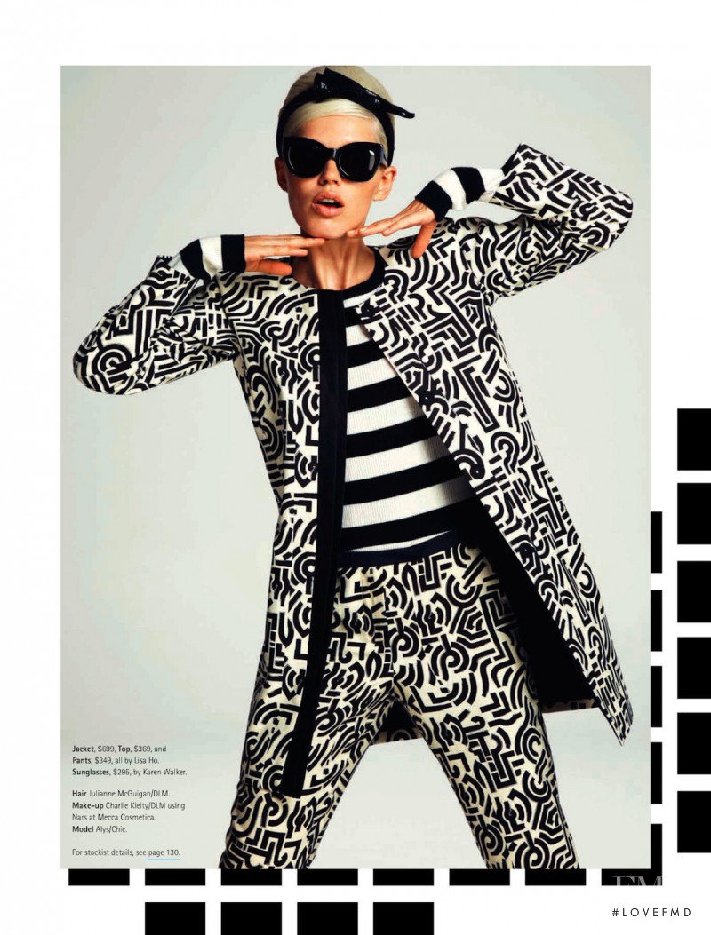 Alys Hale featured in Black And White And Mod All Over, May 2013