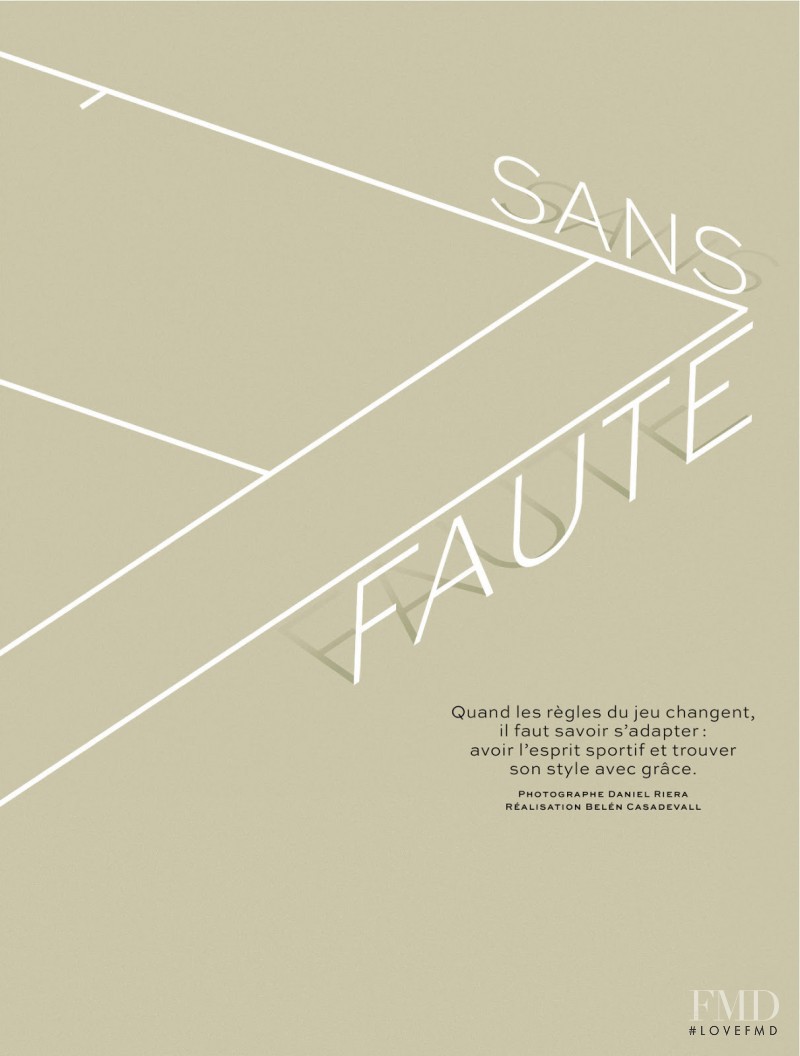 Sans Faute, May 2013