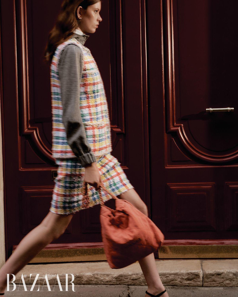 Mathilde Henning featured in Chanel\'s 2025 Cruise Collection in Paris, November 2024