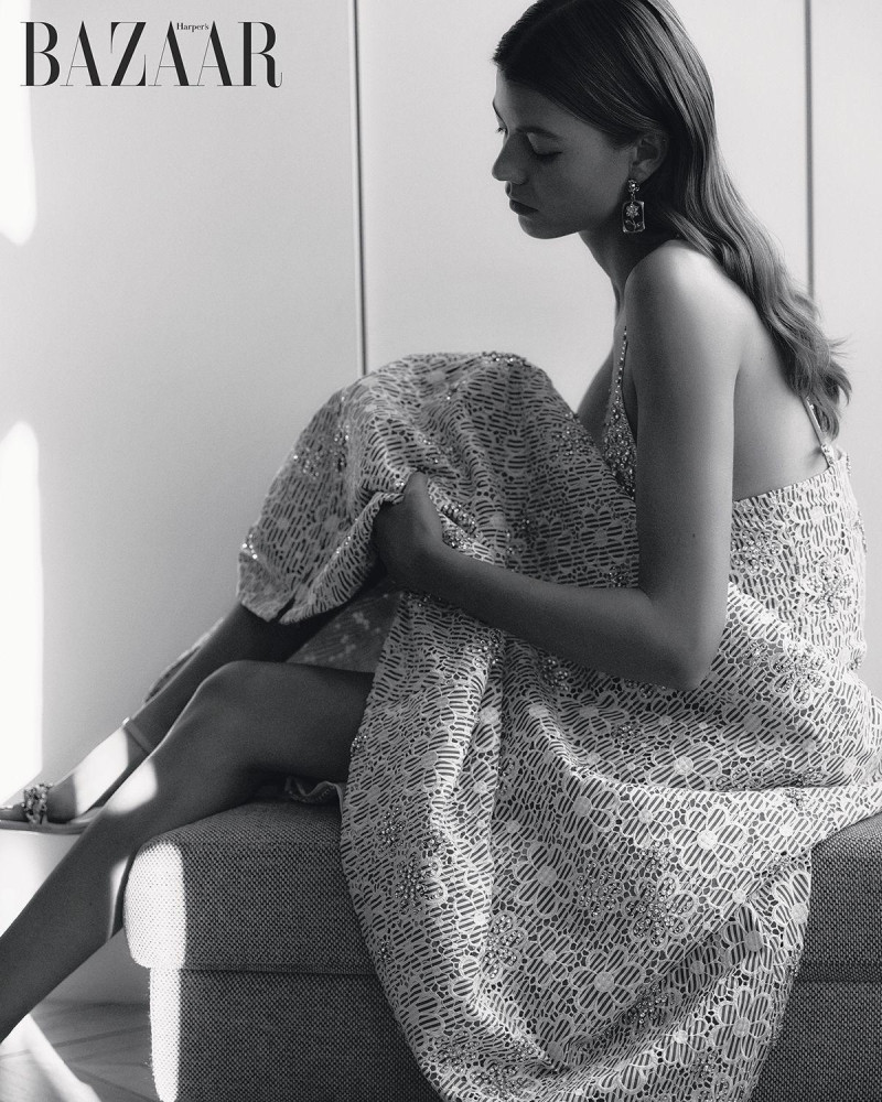 Mathilde Henning featured in Chanel\'s 2025 Cruise Collection in Paris, November 2024