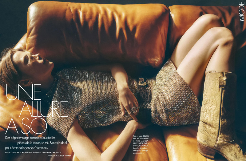 Mathilde Brandi featured in Une Allure A Soi, October 2024