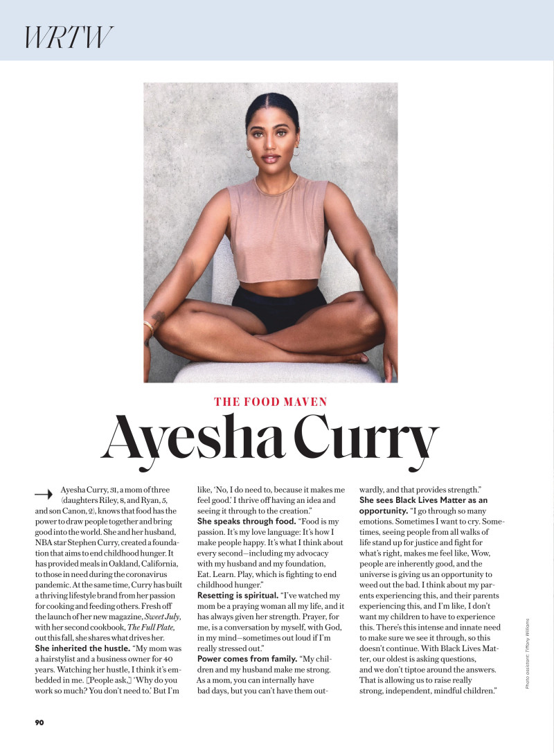 The Food Maven: Ayesha Curry, September 2020