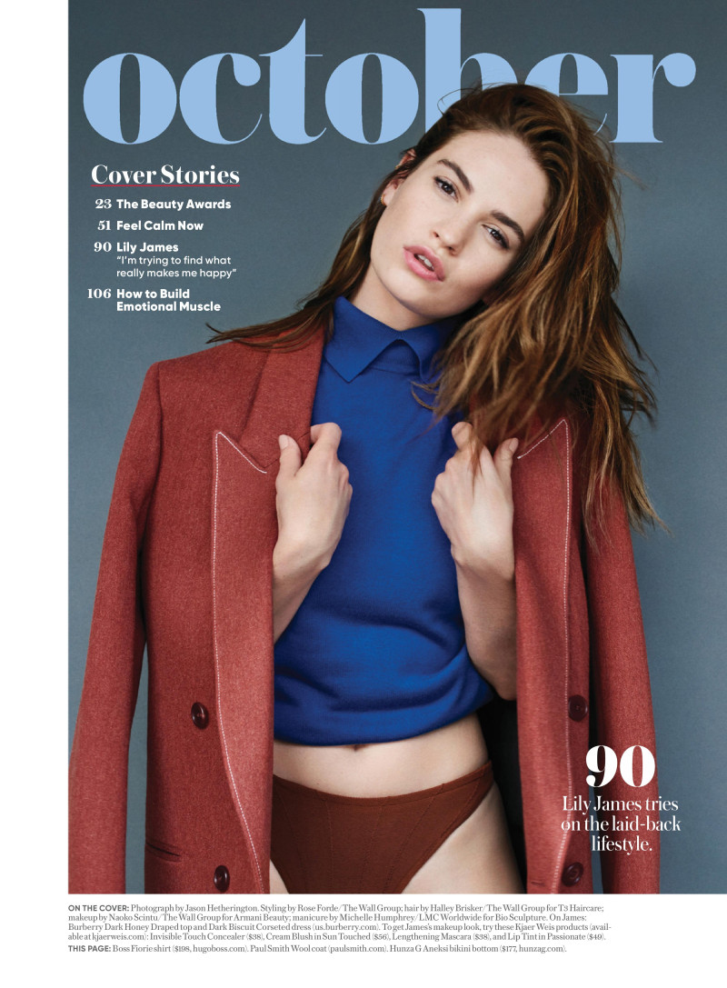 Lily James, October 2020