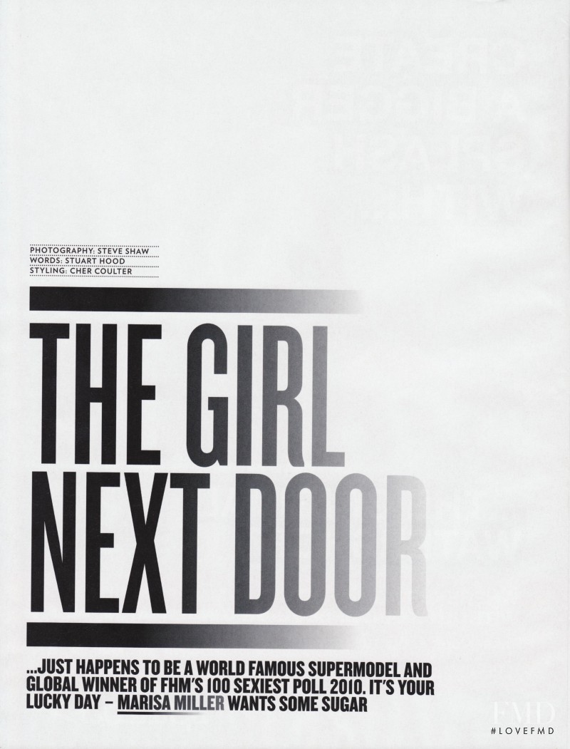 The Girl Next Door, August 2010