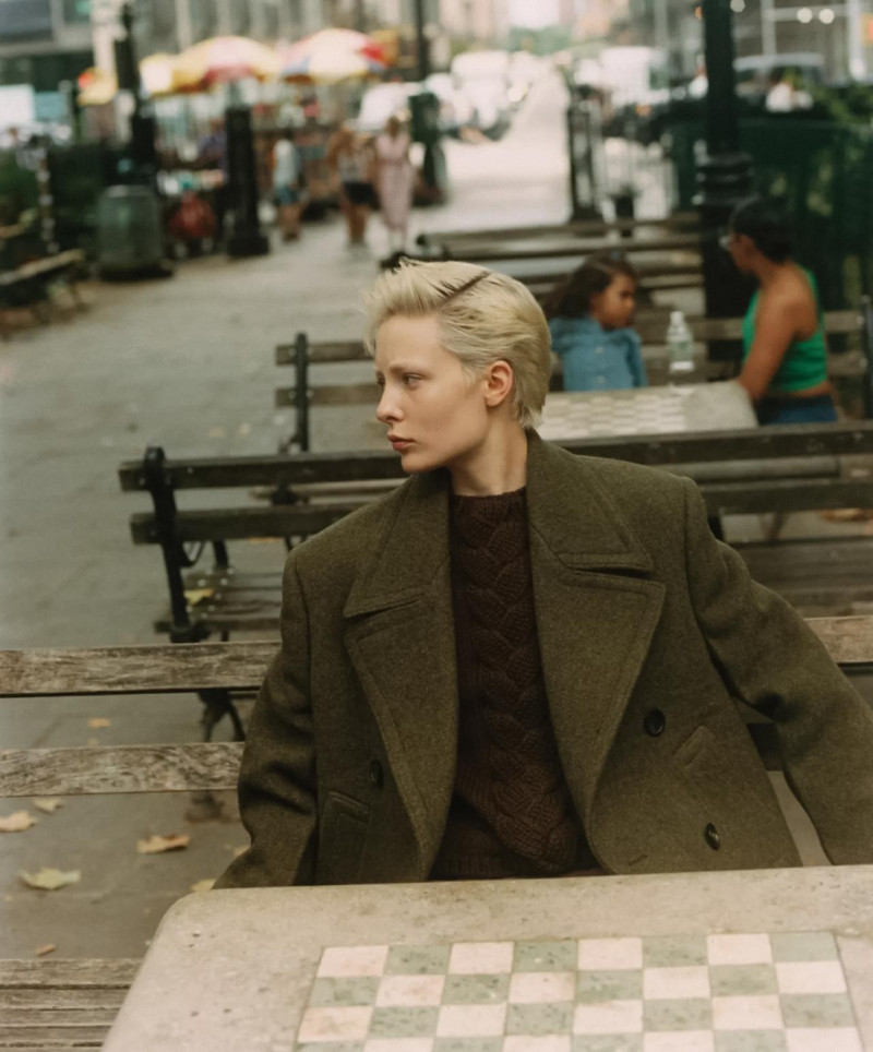 Celeste Fitzpatrick featured in Peacocking Peacoats, October 2024