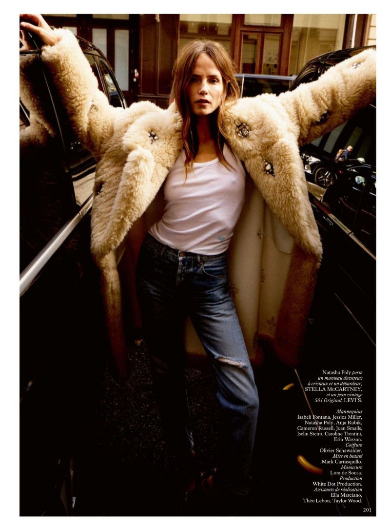 Anja Rubik featured in 9 Femmes, December 2024