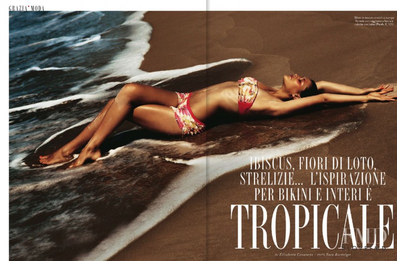 Chloé Lecareux featured in Tropicale, May 2013