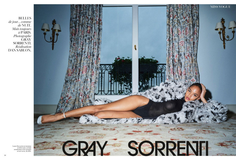 Camille Rowe featured in Gray Sorrenti, December 2024