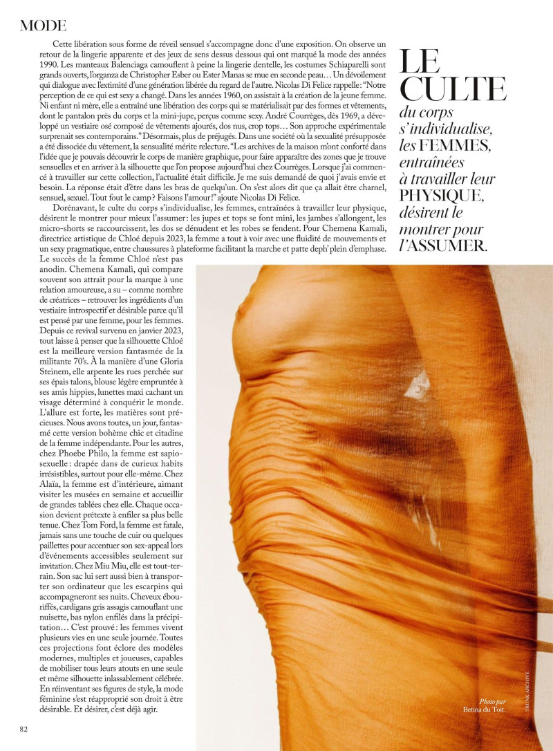 Louise de Chevigny featured in En mode séduction, December 2024