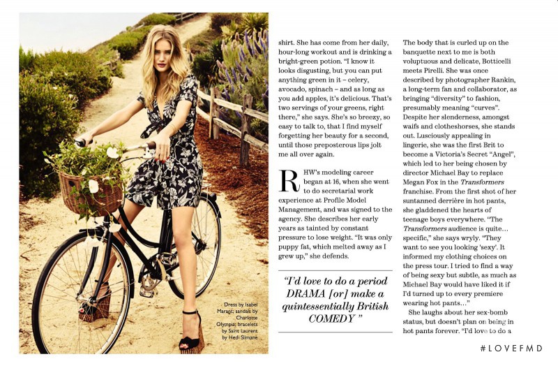 Rosie Huntington-Whiteley featured in La Vie En Rosie, May 2013