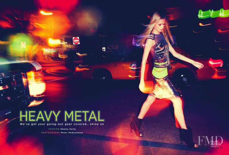 Vika Costa featured in Heavy Metal, June 2013