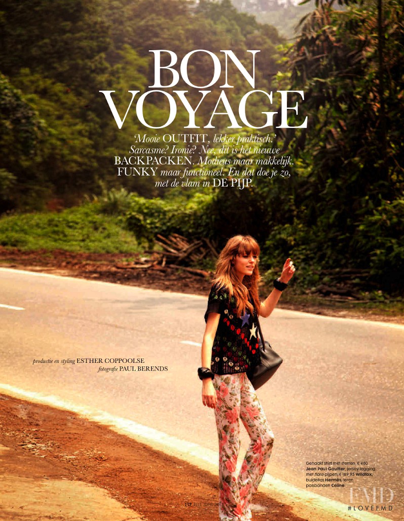 Femke Oosterkamp featured in Bon Voyage, June 2013