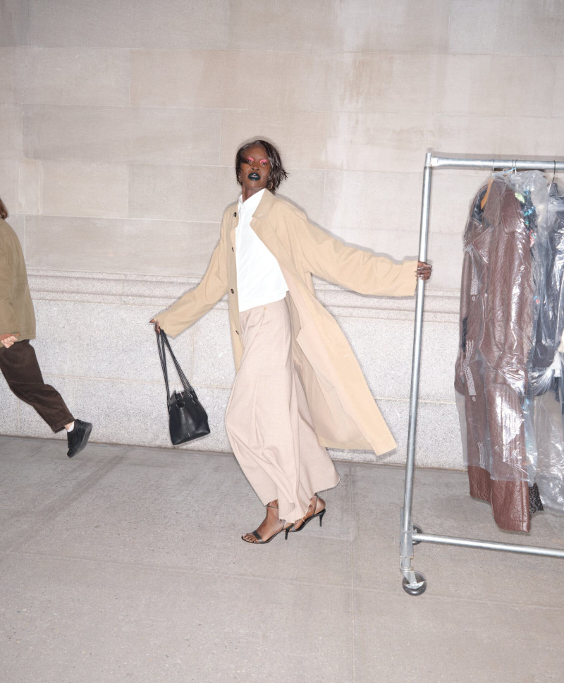 Alek Wek featured in This Spring, Classic Fashion Staples Are Infused With High Drama, February 2023
