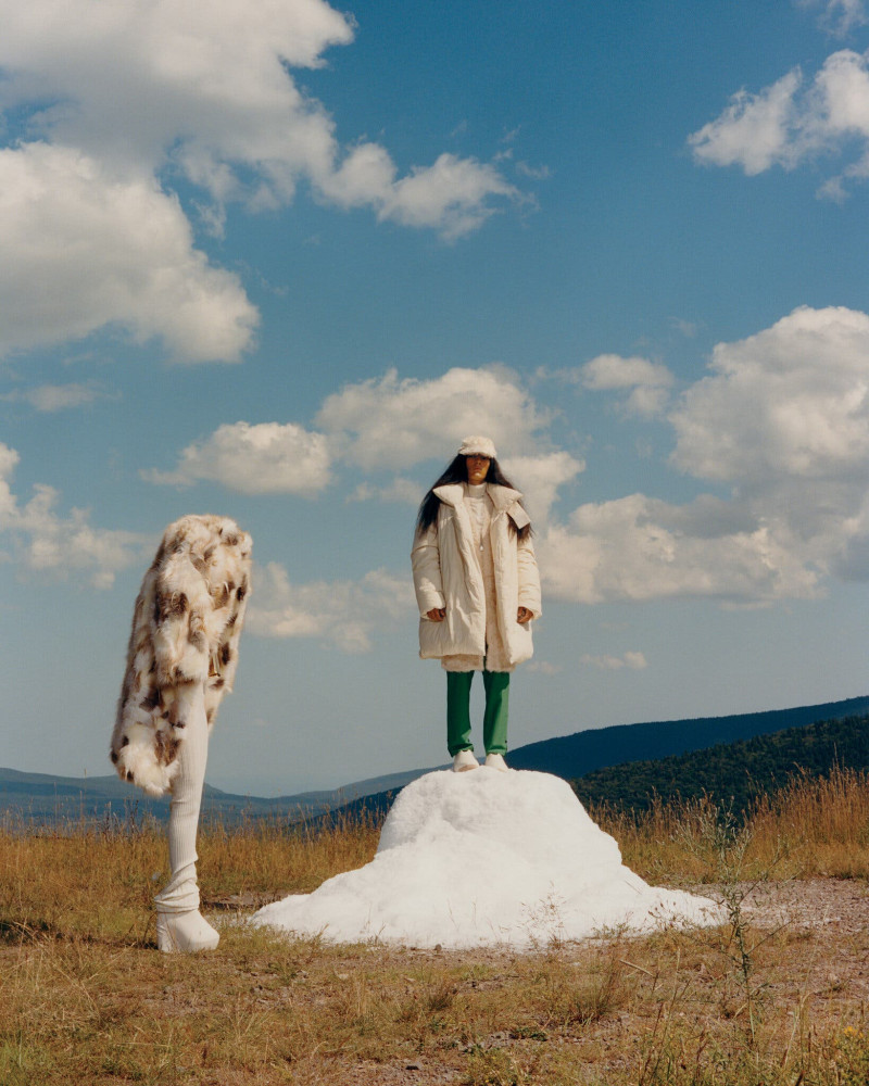 Briana Michelle featured in Winter’s Fluffiest and Furriest Outerwear, October 2021