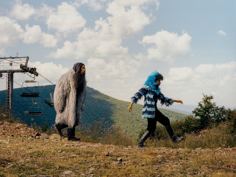 Briana Michelle featured in Winter’s Fluffiest and Furriest Outerwear, October 2021