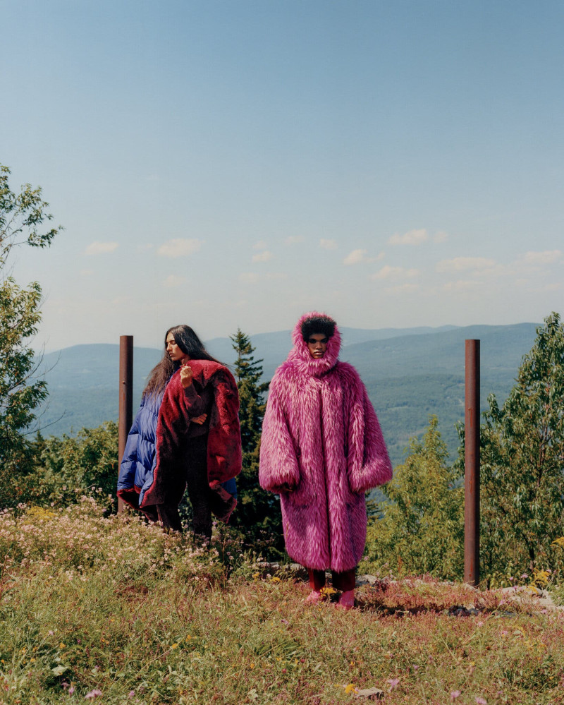 Briana Michelle featured in Winter’s Fluffiest and Furriest Outerwear, October 2021