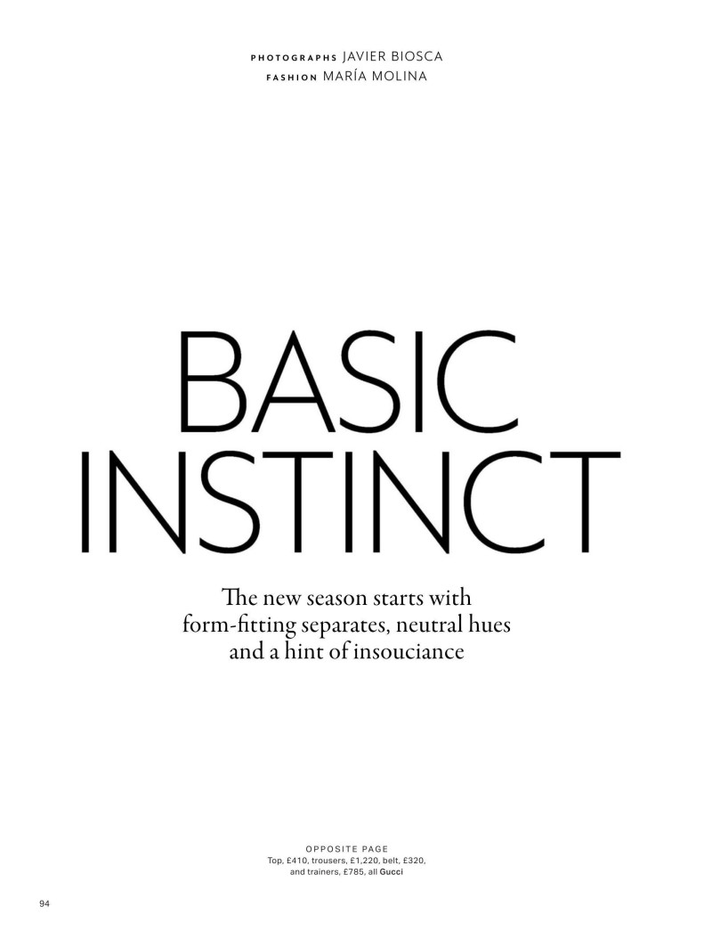 Tasha Tilberg featured in Basic Instinct, February 2025