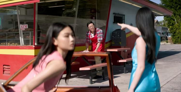 Mikey Madison and Hoyeon, February 2025