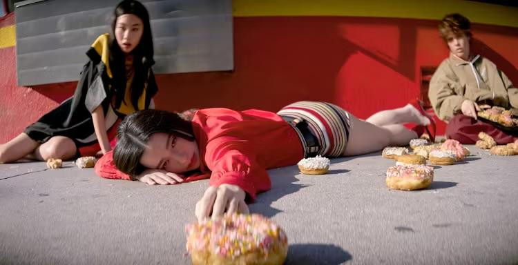 Mikey Madison and Hoyeon, February 2025