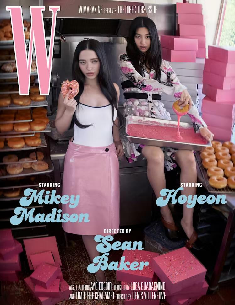 Mikey Madison and Hoyeon, February 2025