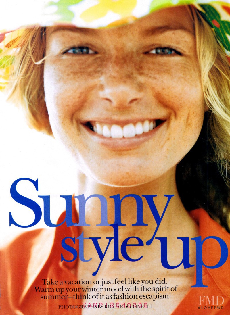 Marisa Miller featured in Sunny style up, January 2002