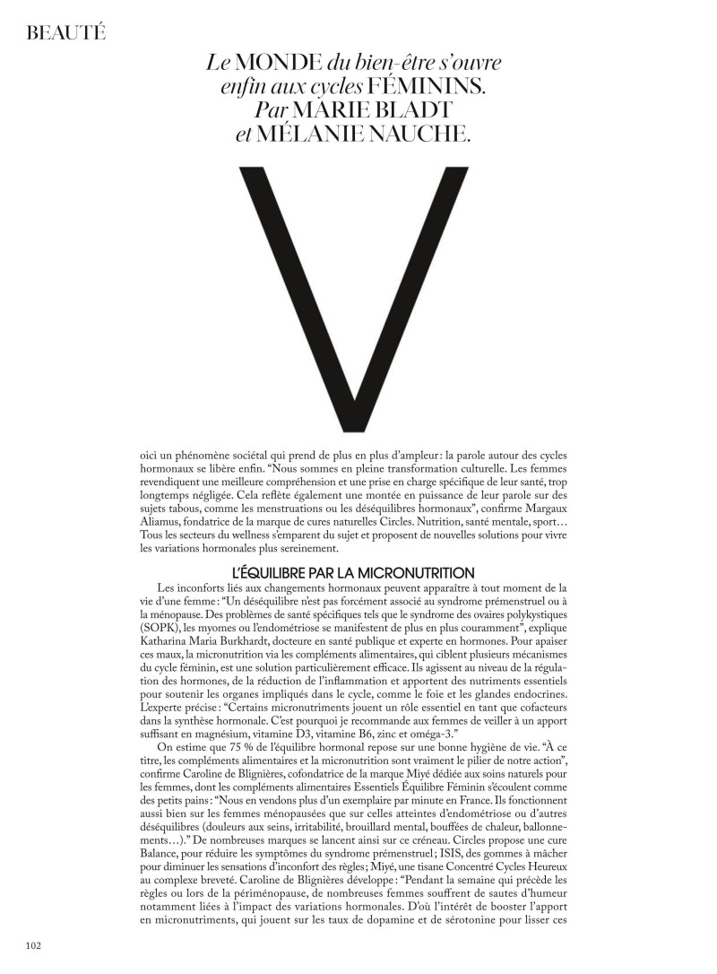 Harmonie hormonale, February 2025