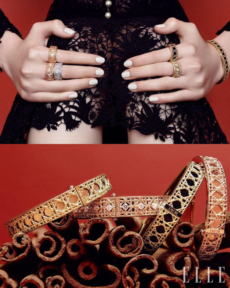 Dior high jewelry wrapped around the body like a tattoo, January 2025