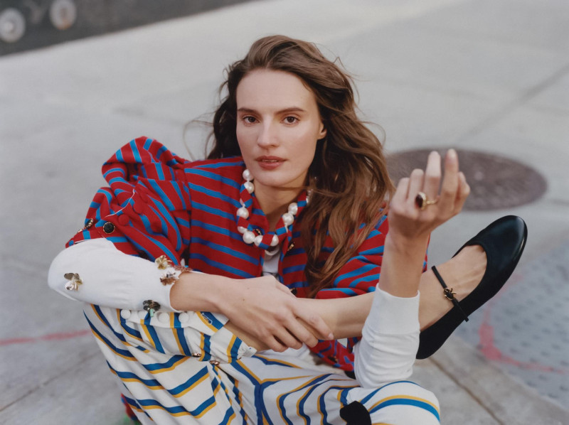 Tilda Lindstam featured in Playful Fashion For Your Inner Child, February 2025