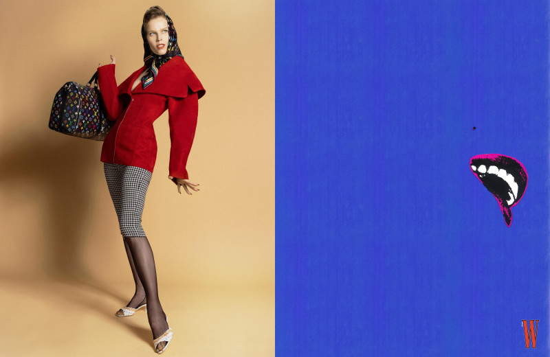 Eva Herzigova featured in Louis Vuitton X Takashi Murakami, January 2024