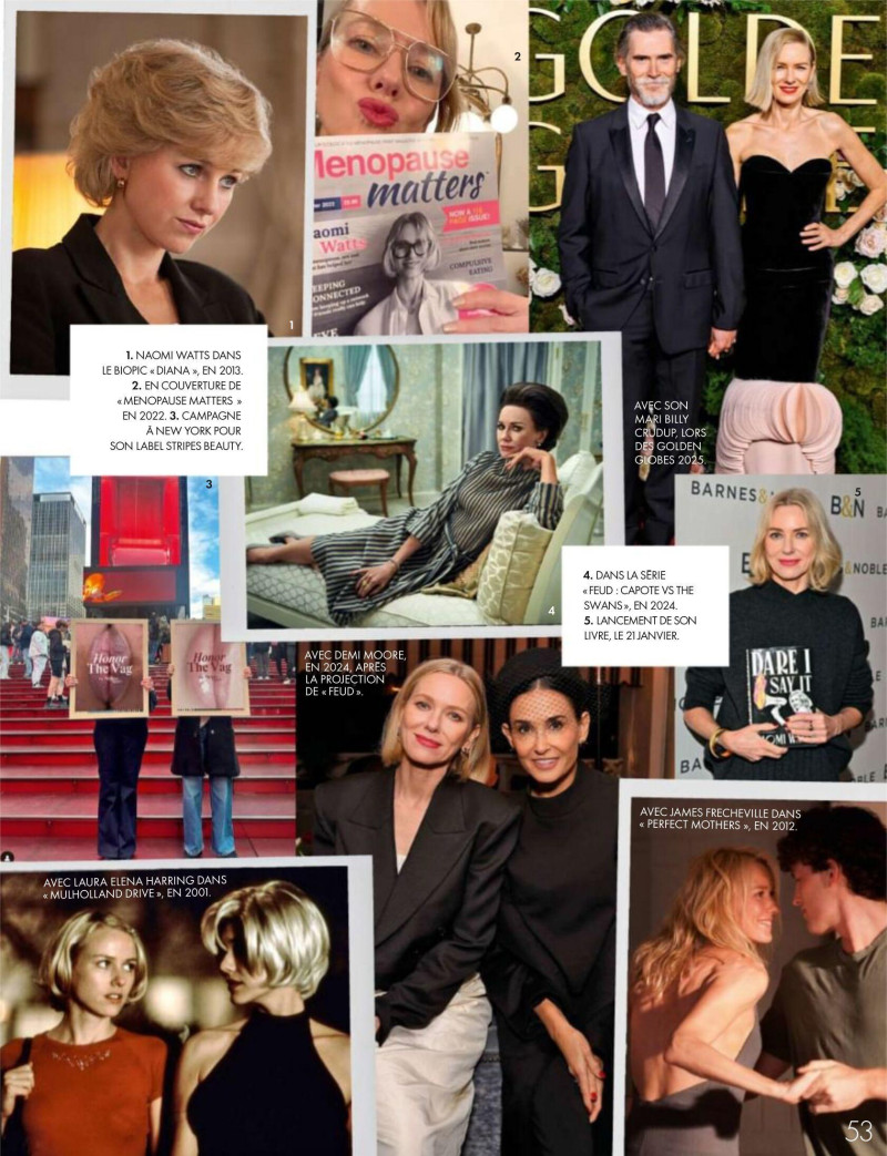 Naomi Watts: "Désirer rend désirable", February 2025