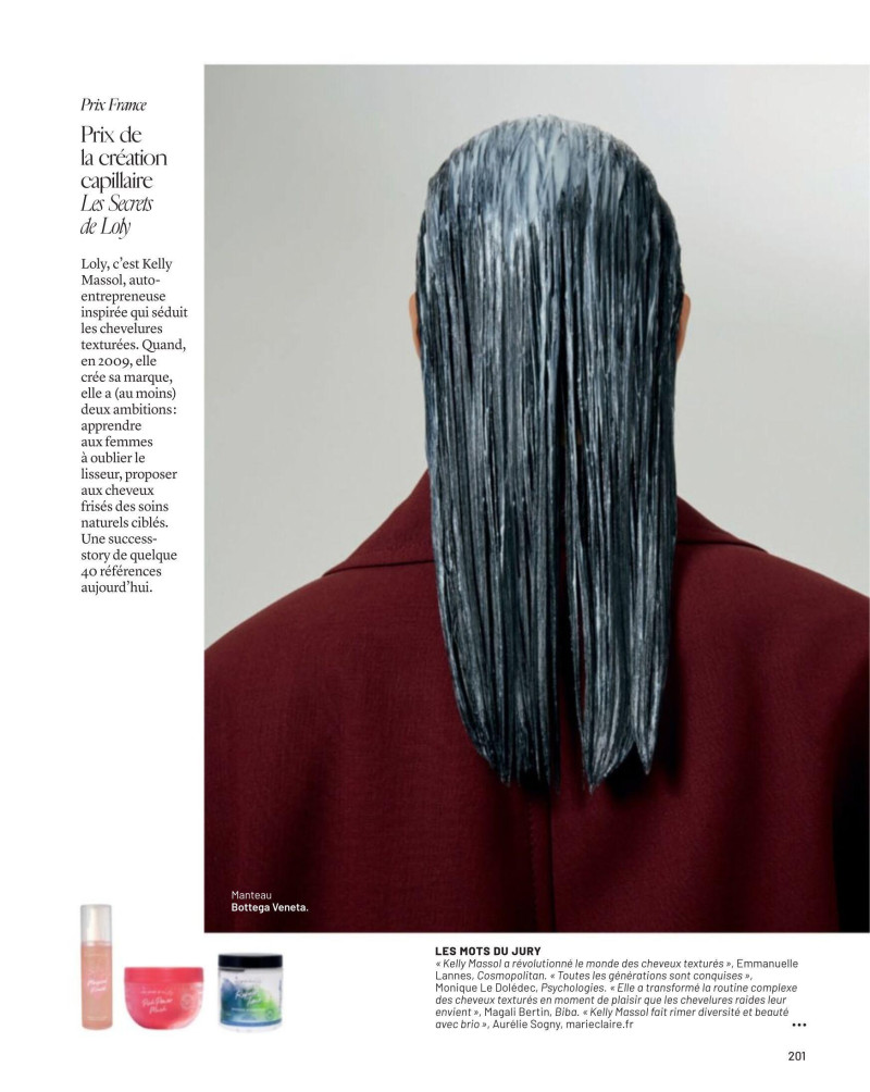 Pasha Harulia featured in Les Prix d\'Excellence de la Beauté Marie Claire 2025, March 2025