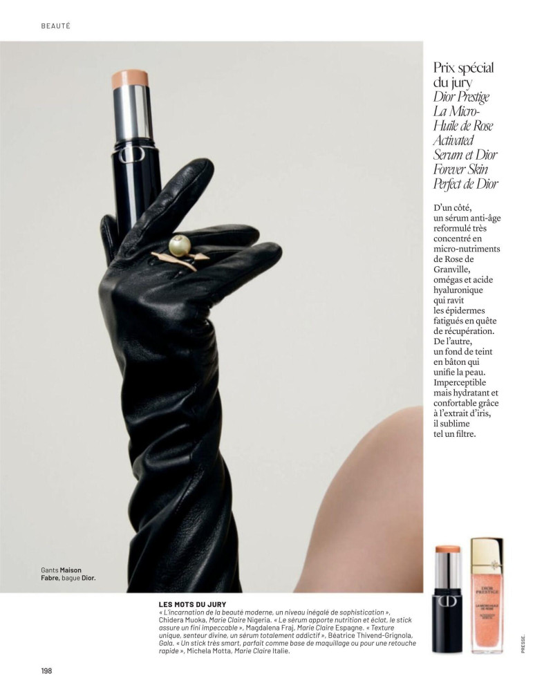 Pasha Harulia featured in Les Prix d\'Excellence de la Beauté Marie Claire 2025, March 2025