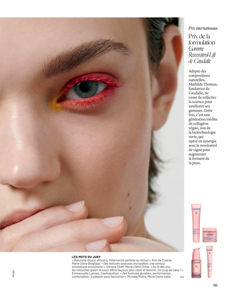 Pasha Harulia featured in Les Prix d\'Excellence de la Beauté Marie Claire 2025, March 2025