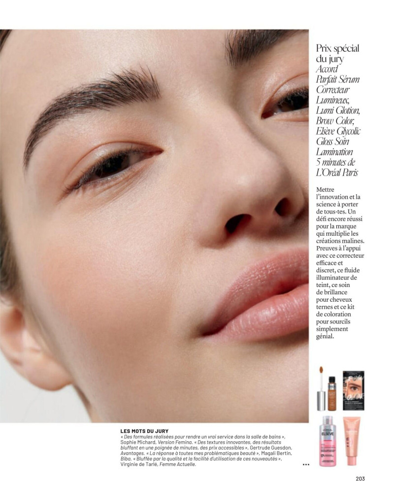 Pasha Harulia featured in Les Prix d\'Excellence de la Beauté Marie Claire 2025, March 2025