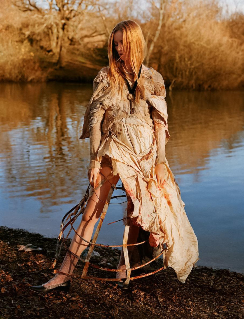 Rianne Van Rompaey featured in Alasdair Mclellan\'s Portrait of Panos Yiapanis\'s Epic Fashion Archive, March 2025
